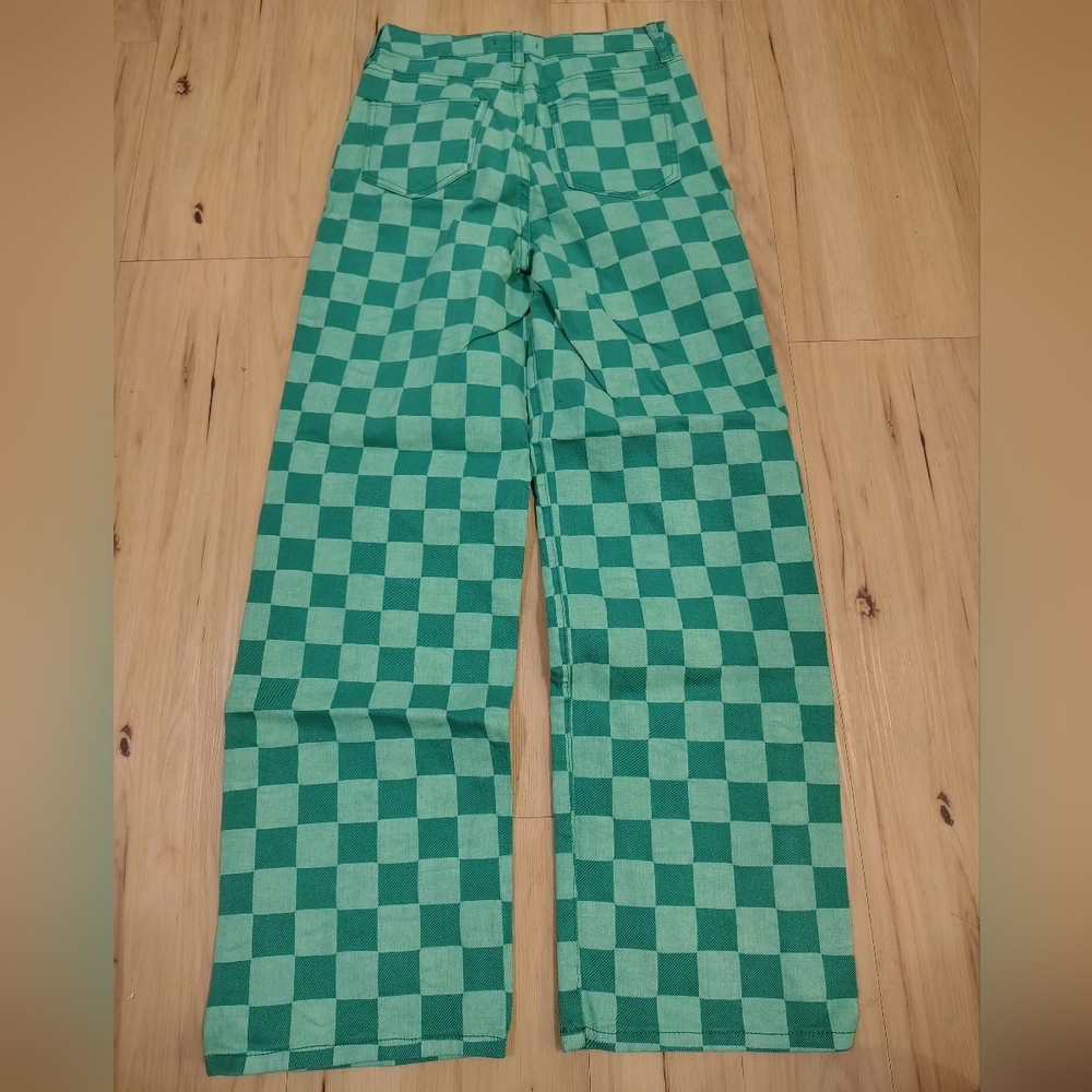 Fashion Nova Checker Print Pants - Picture 3 of 5